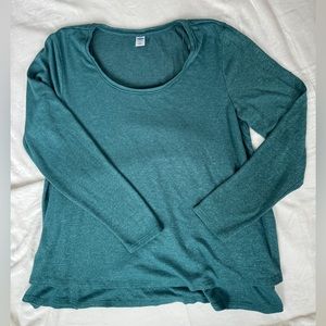 Emerald Long Sleeve Nursing Breastfeeding Top - Large - Old Navy